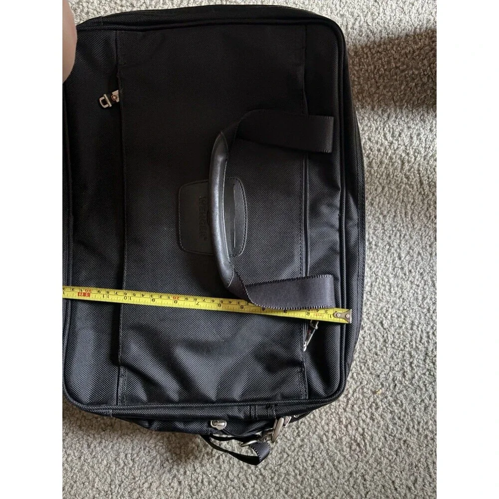 Wegner Laptop Carry Bag Many Pockets Black